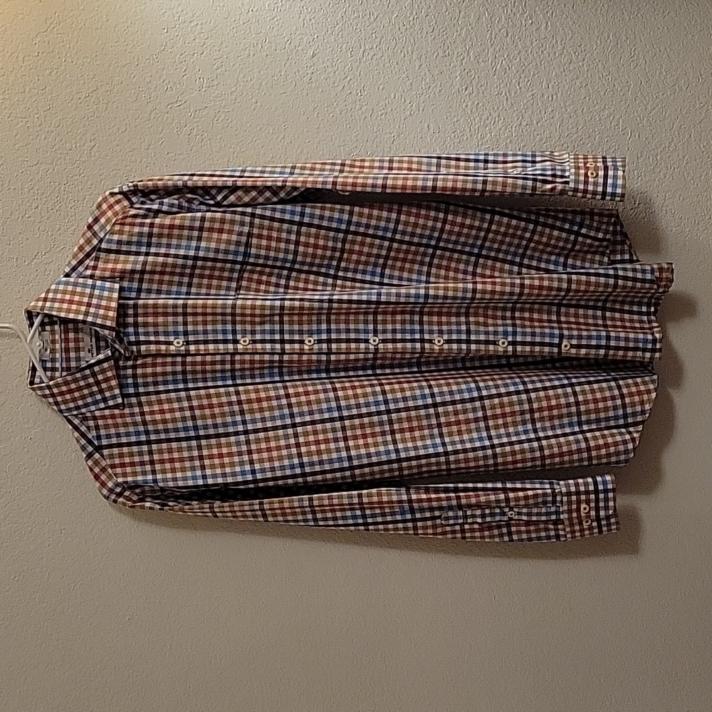 Peter Millar Button-Down - Orange - Medium - image 1